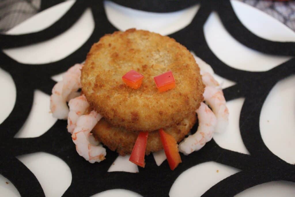 Scary Fishcake Spider Halloween Food Ideas Fish Jenkins & Son Fishmonger